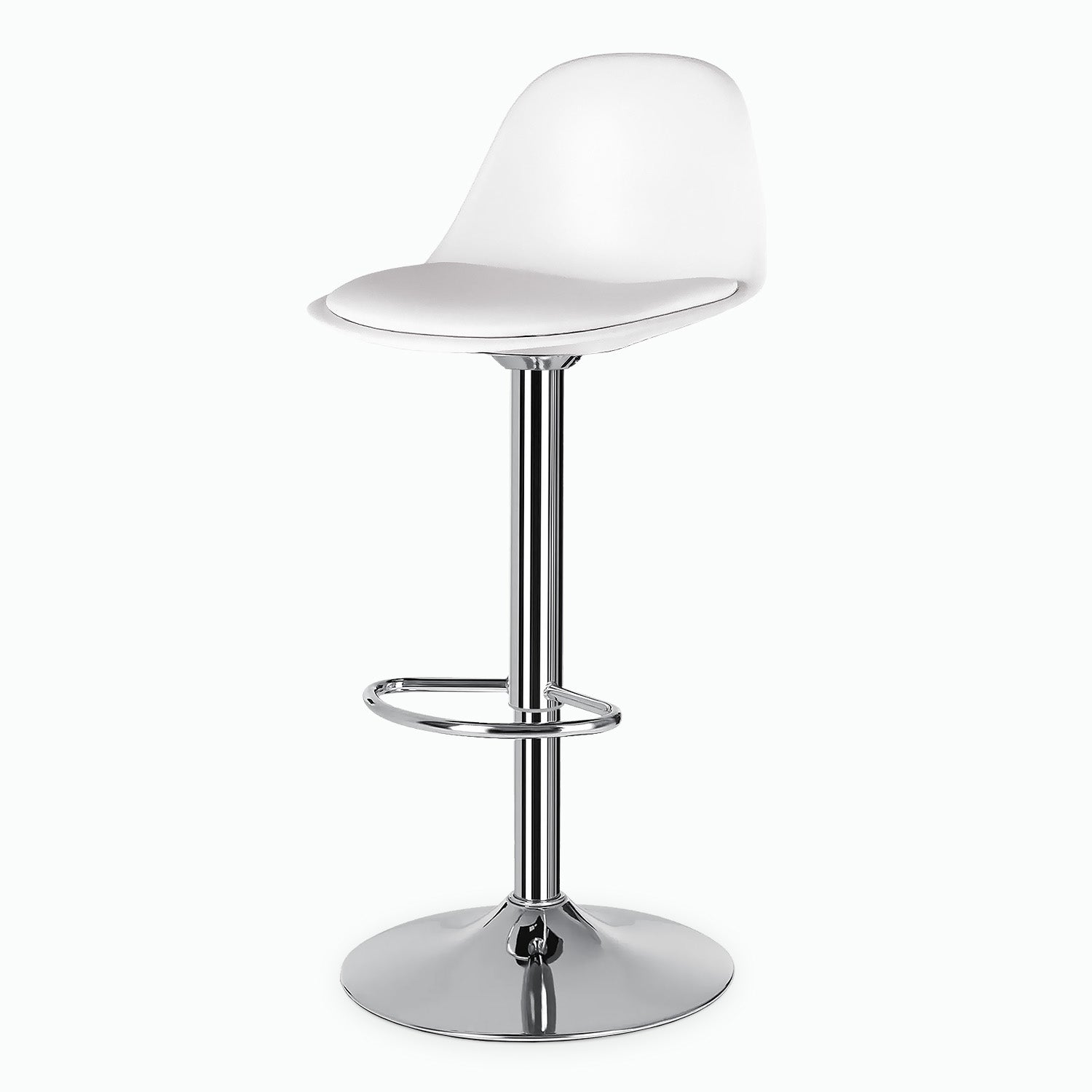 Set De 2 Bancos Altos De Cocina Altura Regulable Con Respaldo Giratorio 360°