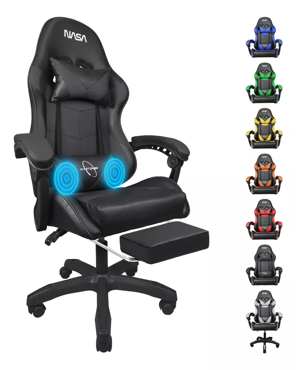Silla Gamer Nasa Escritorio Ergonómica Ajustable Masajeadora