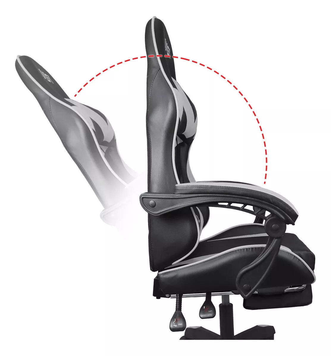 Silla Gamer Nasa Escritorio Ergonómica Ajustable Masajeadora