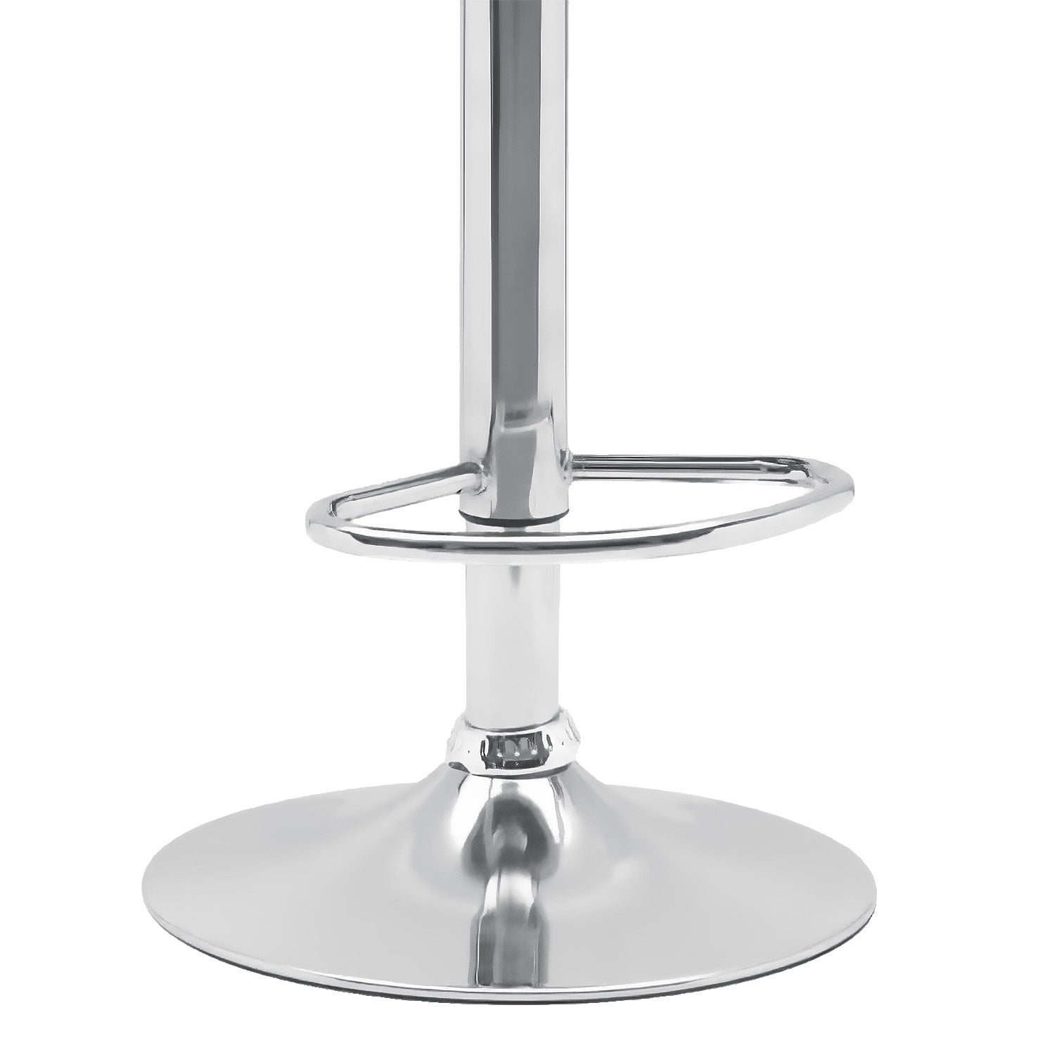 Set De 2 Bancos Altos Con Respaldo Apoyapiés Giratorio 360° Ajustable Antideslizante