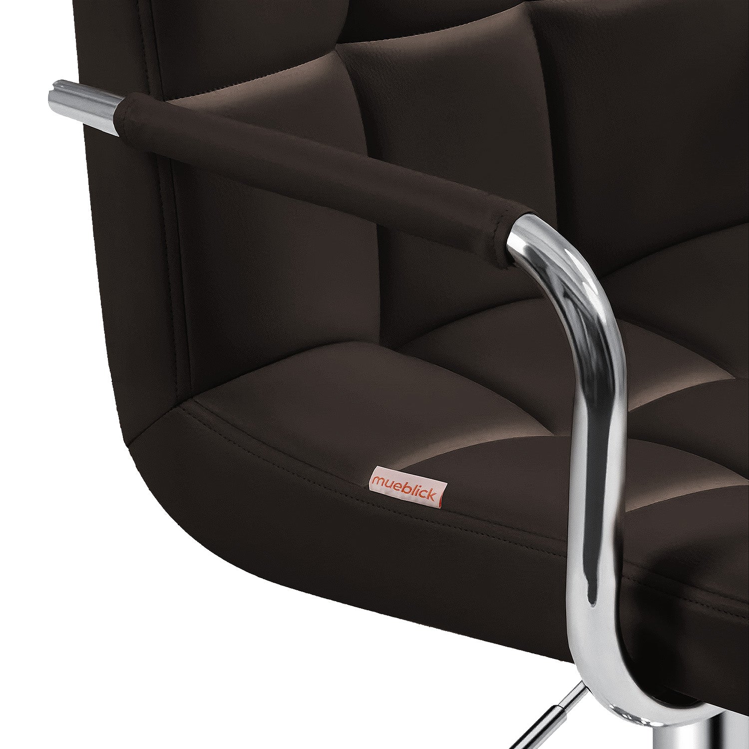 Set De 2 Bancos Sillas Con Respaldo Y Apoyabrazos Altura Regulable Giratorio 360° Diseño Moderno Y Elegante