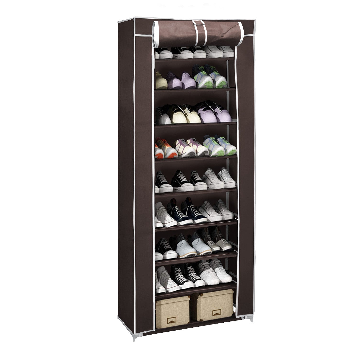 Zapatera Organizador 9 Niveles Capacidad 27 Pares Closet  Blick