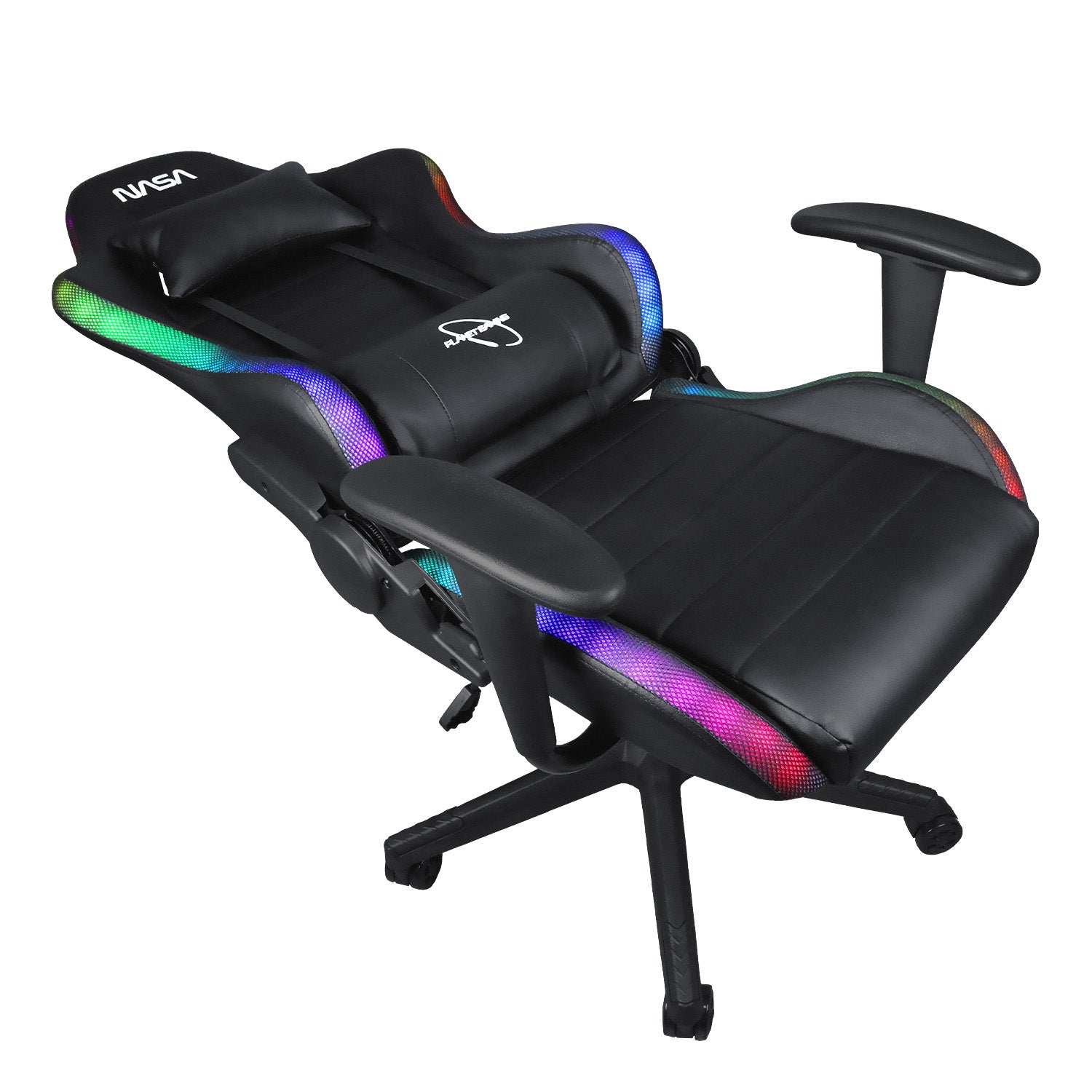 Silla De Escritorio Nasa Pro Gamer Ergonómica Con Luces Led