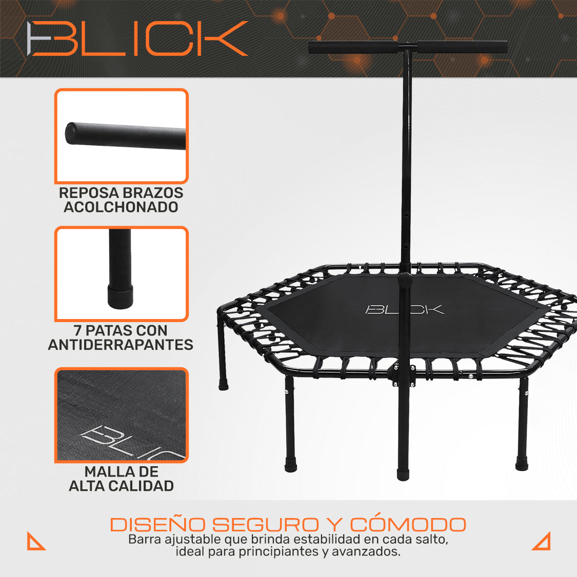 Trampolín Brincolín Fitness