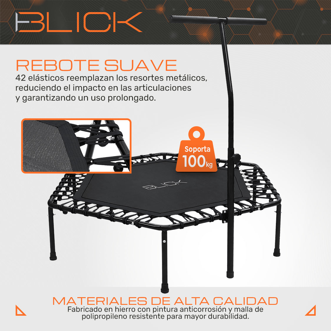 Trampolín Brincolín Fitness