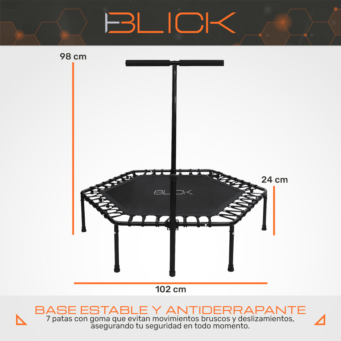 Trampolín Brincolín Fitness