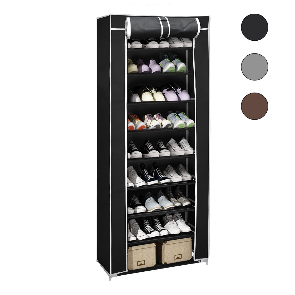 Zapatera Organizador 9 Niveles Capacidad 27 Pares Closet  Blick