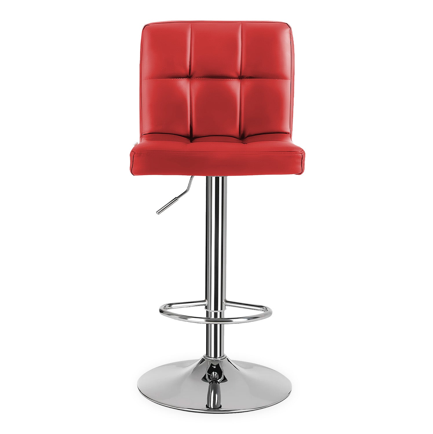 Set De 2 Bancos Sillas Con Respaldo Altura Regulable Giratorio 360° Diseño Moderno Y Elegante