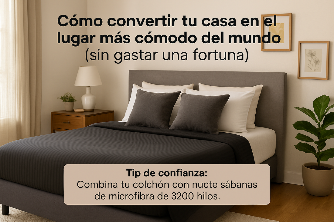 🛋️ "Cómo convertir tu casa en el lugar más cómodo del mundo (sin gastar una fortuna)"
