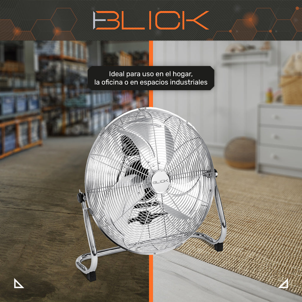 Ventilador Industrial de Piso y Pared 20 Pulgadas 3 Velocidades