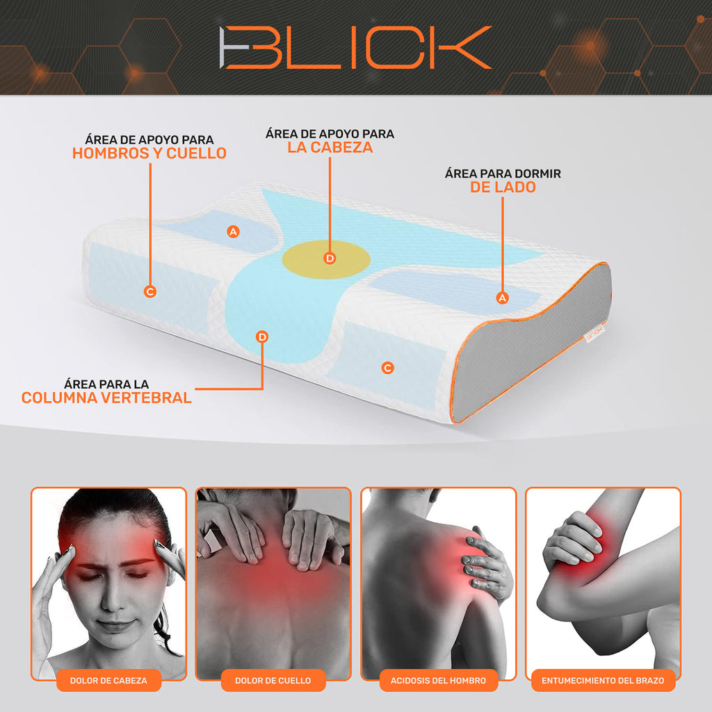 Almohada ortopédica Memory foam