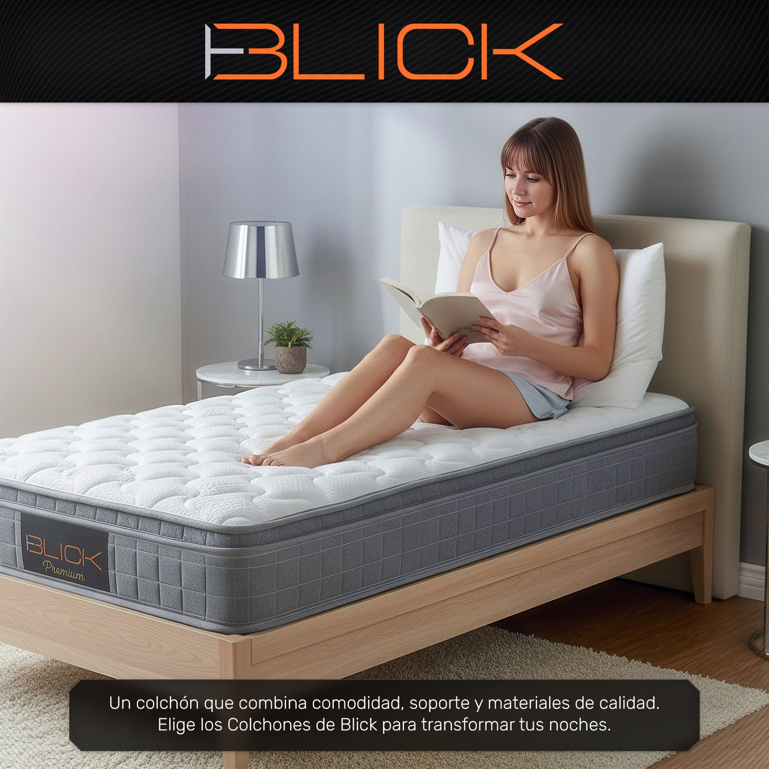 Colchón Memory Foam Blick PREMIUM