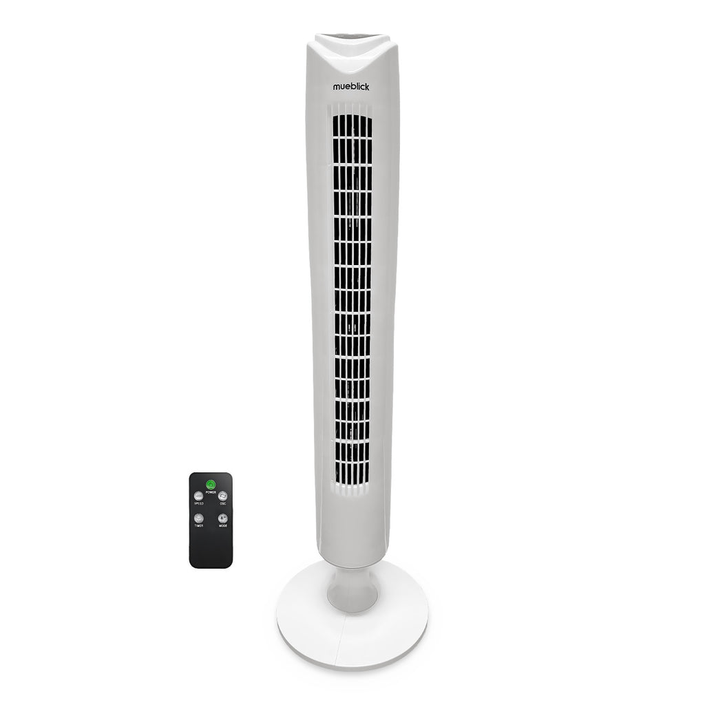 Ventilador Torre Oscilante Blick 36 Pulgadas 3 Velocidades Silencioso Control Remoto