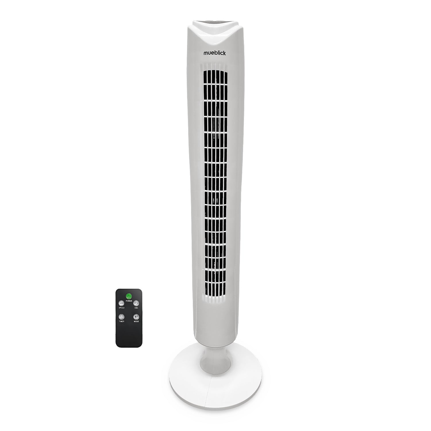 Ventilador Torre Oscilante Blick 36 Pulgadas 3 Velocidades Silencioso Control Remoto