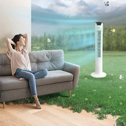 Ventilador de Torre de 42" con Control Remoto y Pantalla LED