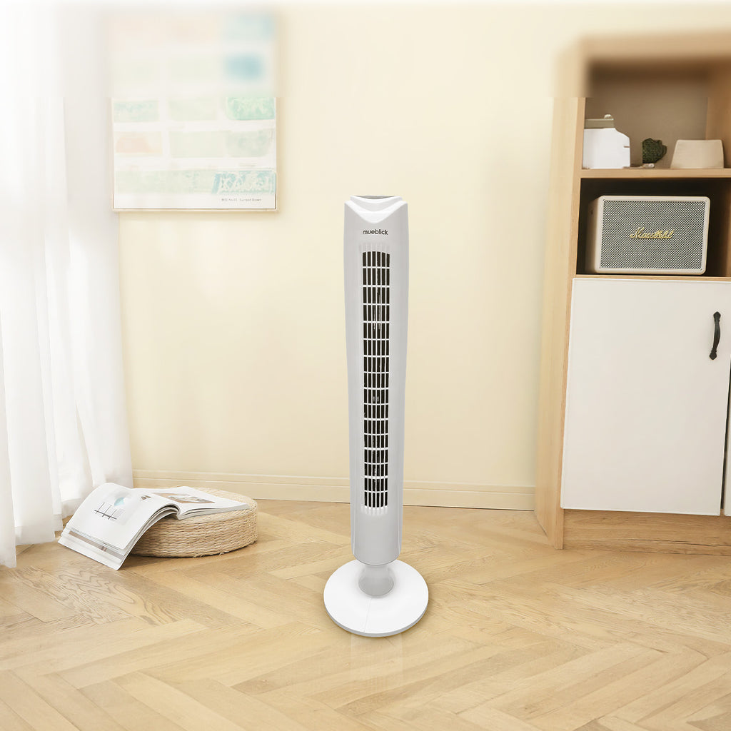 Ventilador Torre Oscilante Blick 36 Pulgadas 3 Velocidades Silencioso Control Remoto