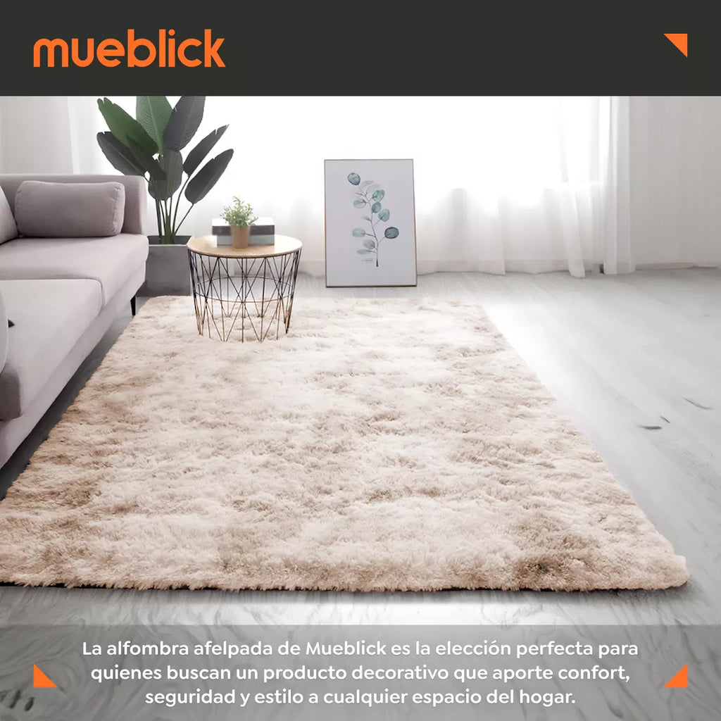 Alfombra Suave Decorativa Tapete De Sala Cuarto 160 X 120 Cm