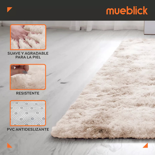 Alfombra Suave Decorativa Tapete De Sala Cuarto 160 X 120 Cm