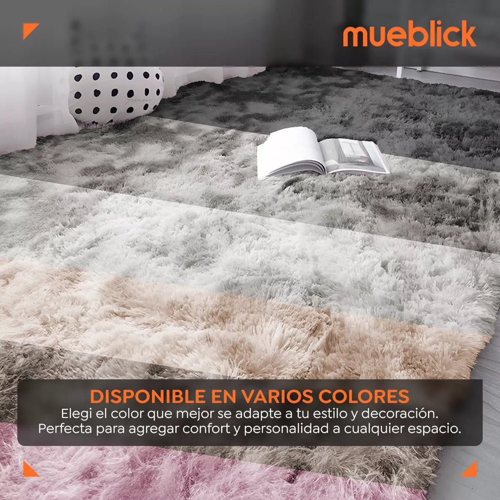 Alfombra Suave Decorativa Tapete De Sala Cuarto 160 X 120 Cm