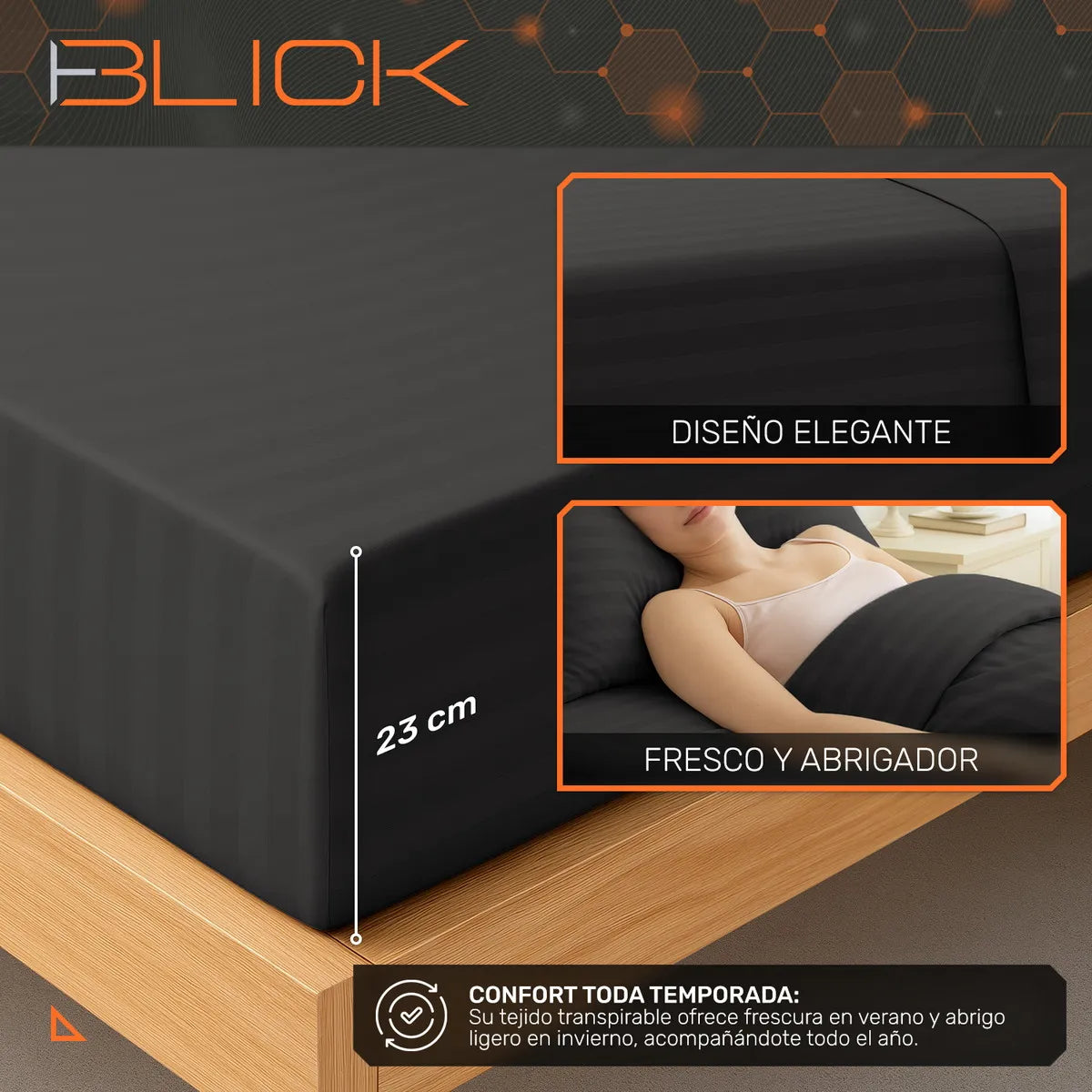 Juego De Sábanas Queen Size 3000 Hilos