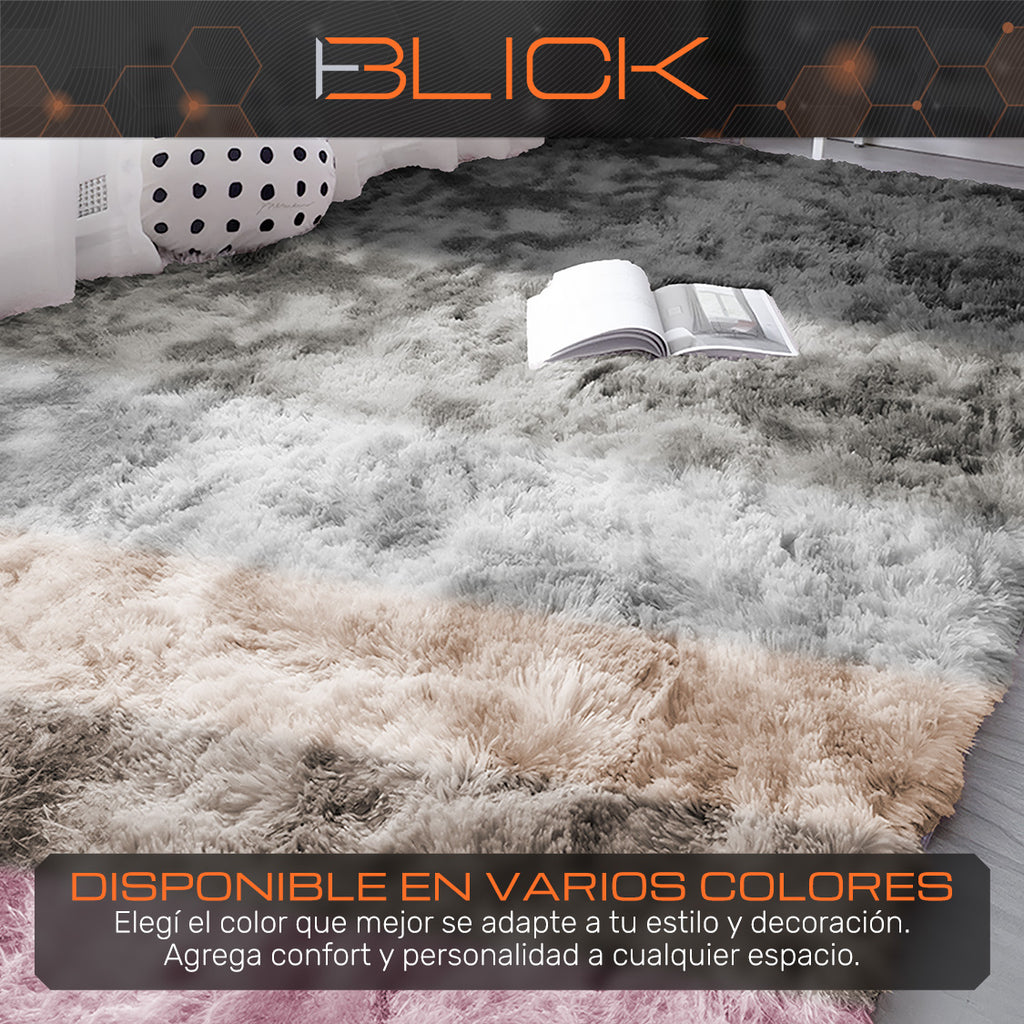 Alfombra Suave Decorativa Tapete De Sala Cuarto 160 X 120 Cm