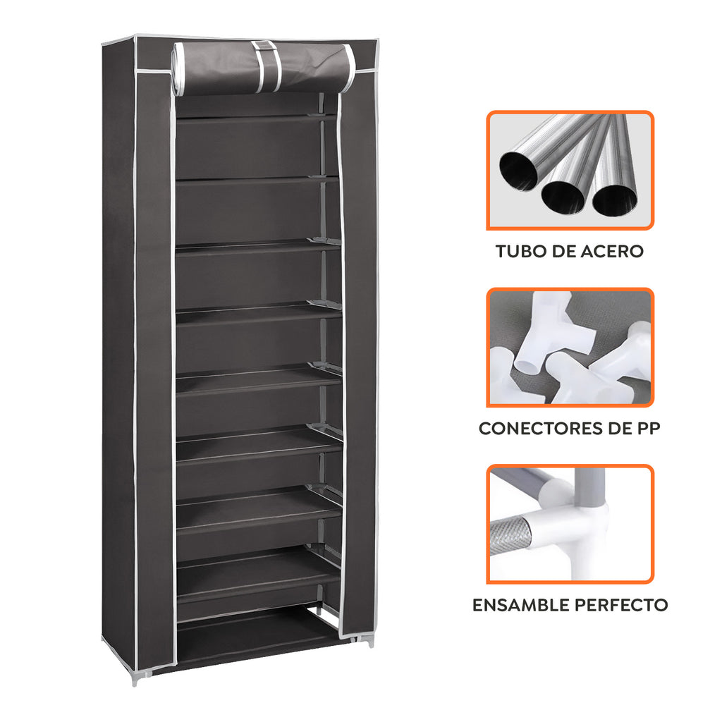 Zapatera Organizador Gris