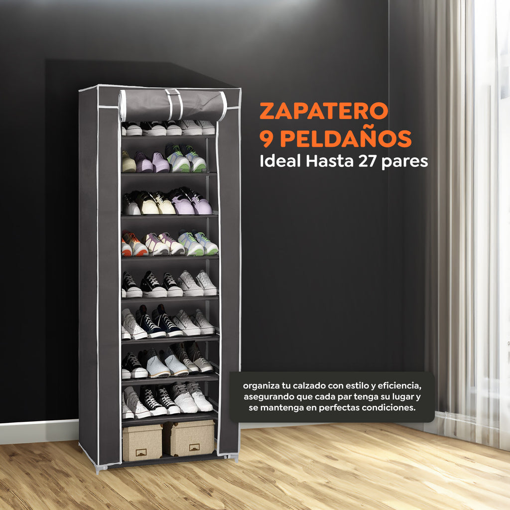 Zapatera Organizador Gris