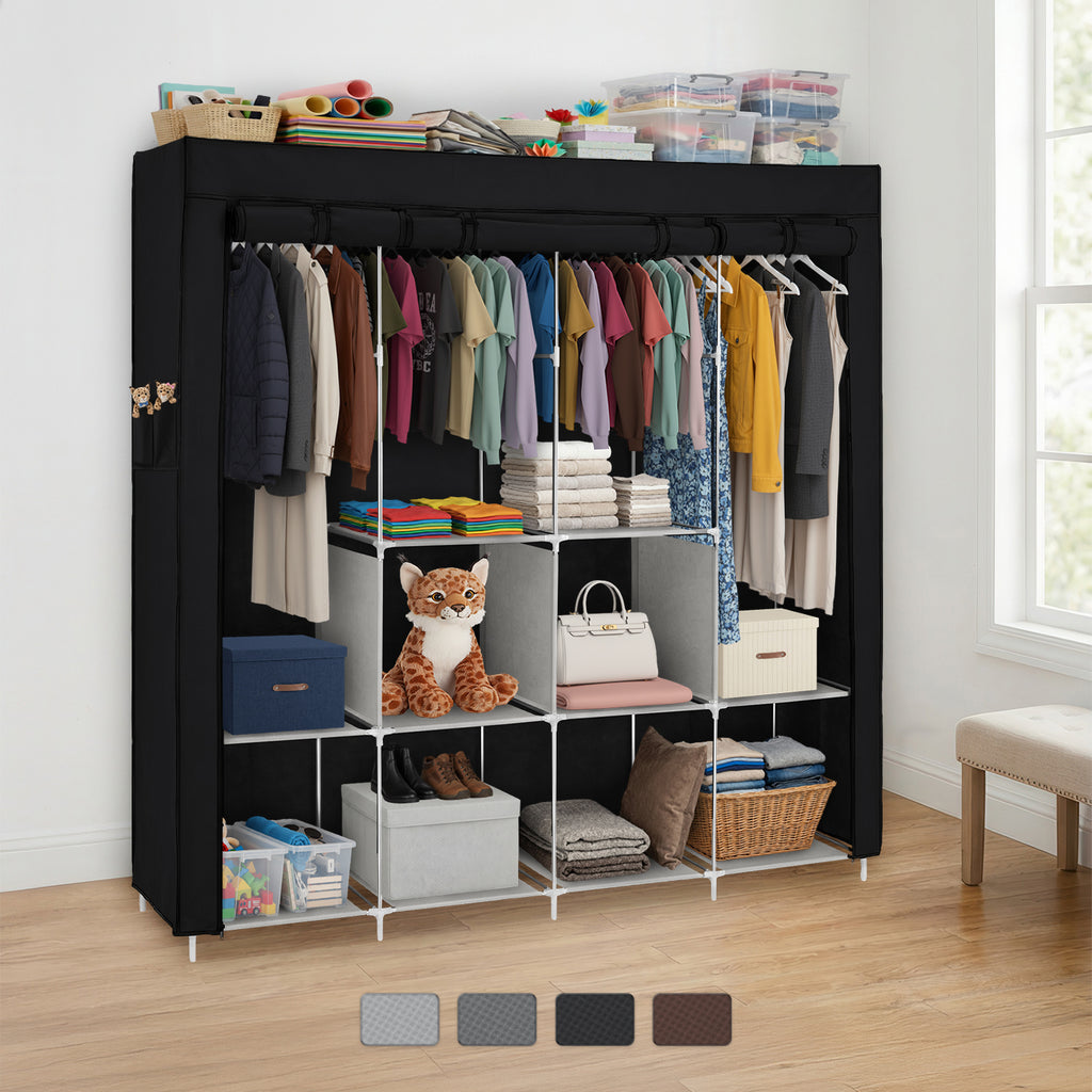 Armario Armable Ropero Closet Organizador 170x45x170cm Blick
