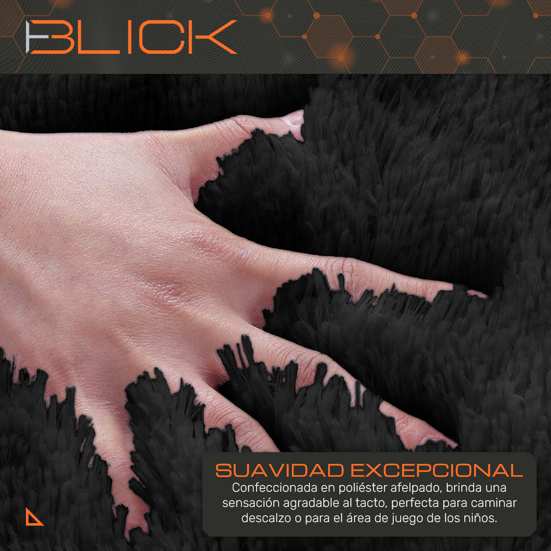 Alfombra De Sala Suave Afelpada Antideslizante 160 X 200 Cm