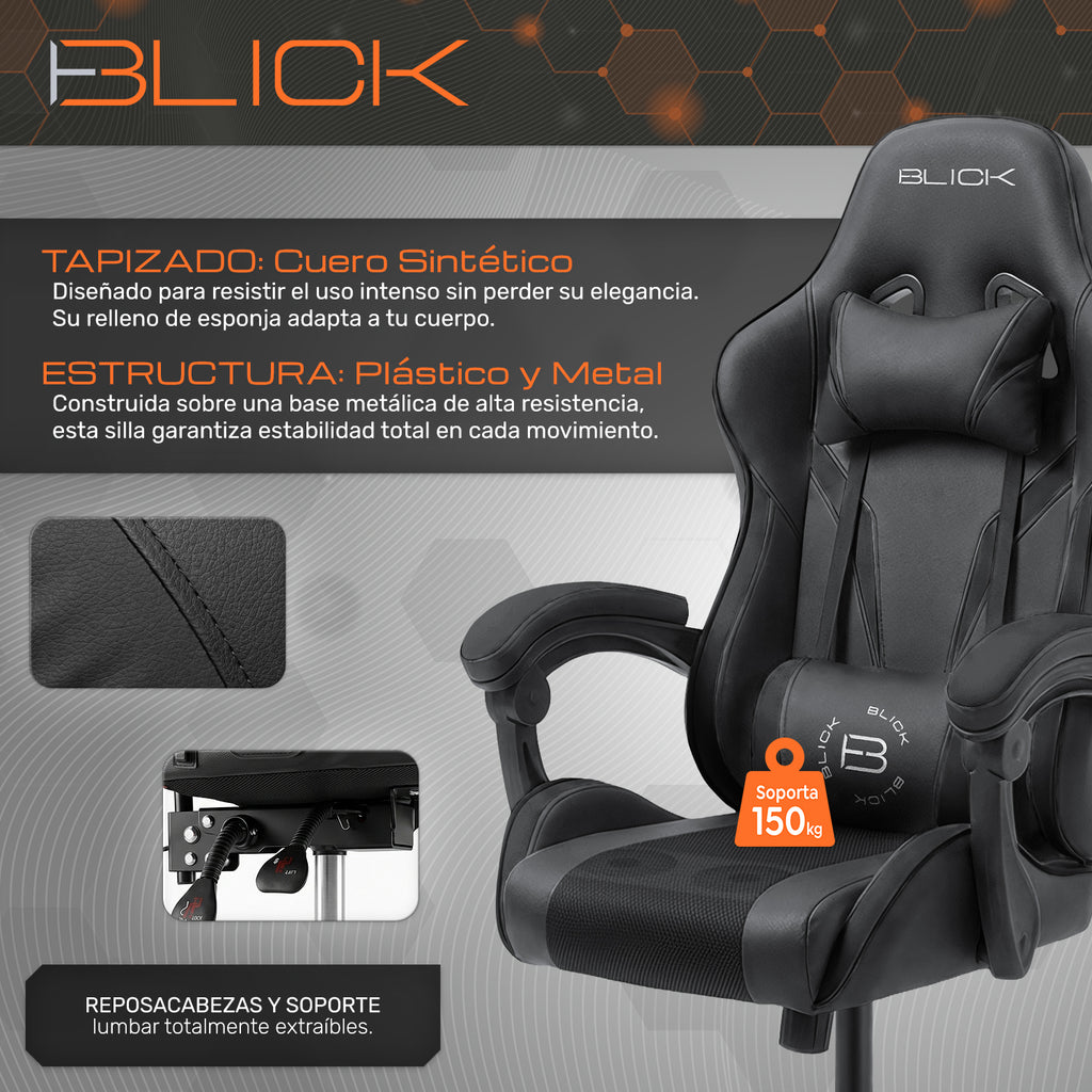 Silla Gamer Calefacción Frio Calor Masajes Ergonómica