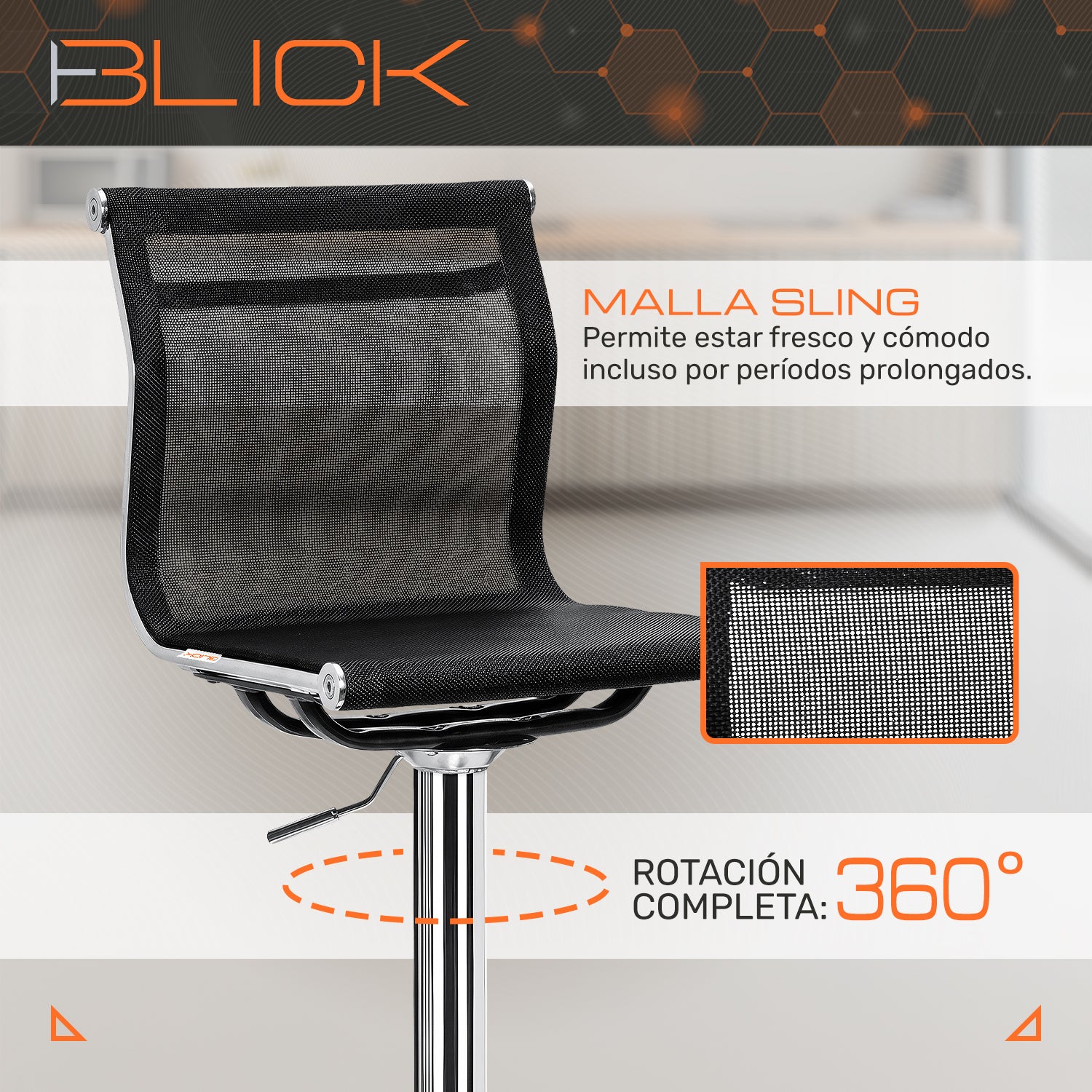 Set De 2 Bancos Altos Maya Barra Oficina