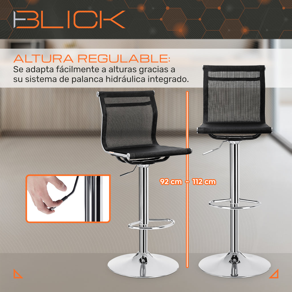 Set De 2 Bancos Altos Maya Barra Oficina