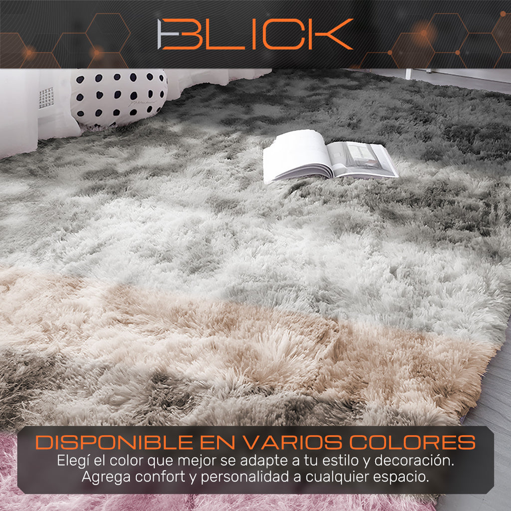 Alfombra De Sala Suave Afelpada Antideslizante 160 X 200 Cm