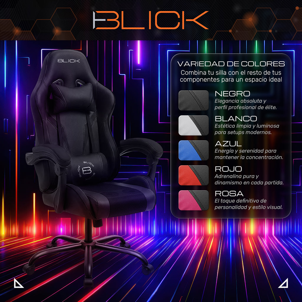 Silla Gamer Calefacción Frio Calor Masajes Ergonómica