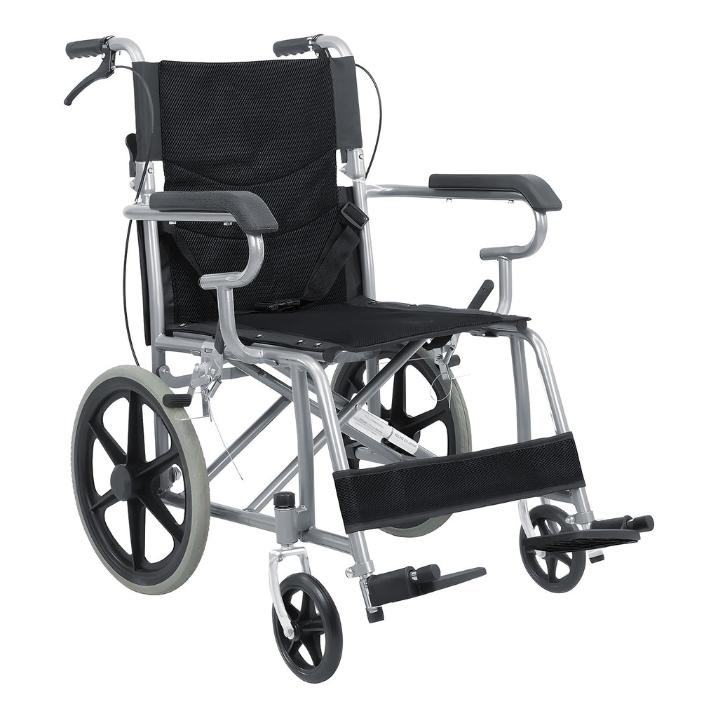 Silla de Ruedas Traslado Plegable Todoterreno