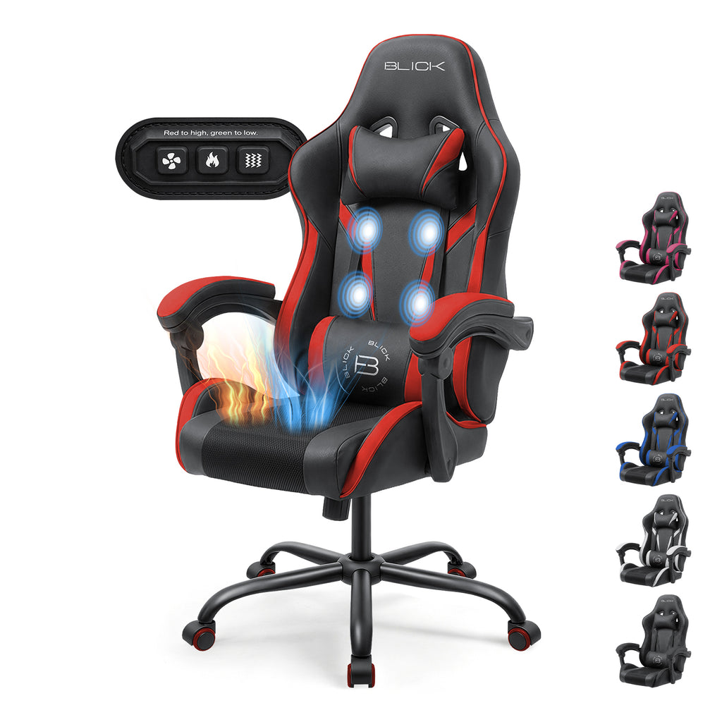 Silla Gamer Calefacción Frio Calor Masajes Ergonómica