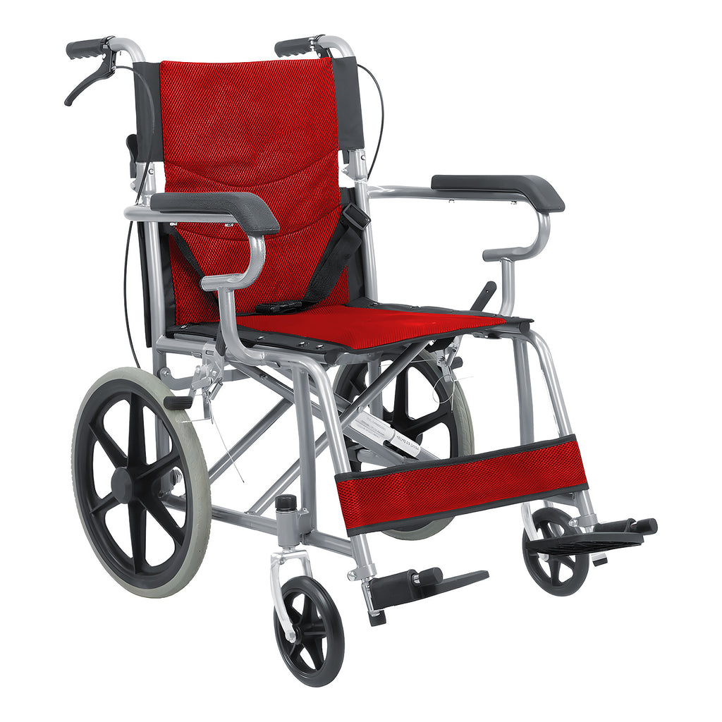 Silla de Ruedas Traslado Plegable Todoterreno