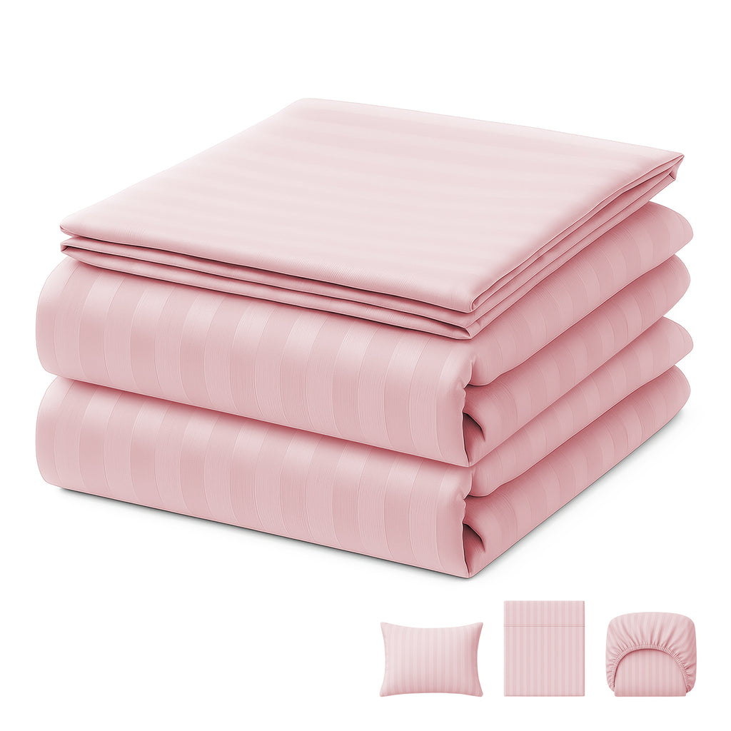 Juego De Sábanas King 3200 Hilos De Algodón Suave Blick