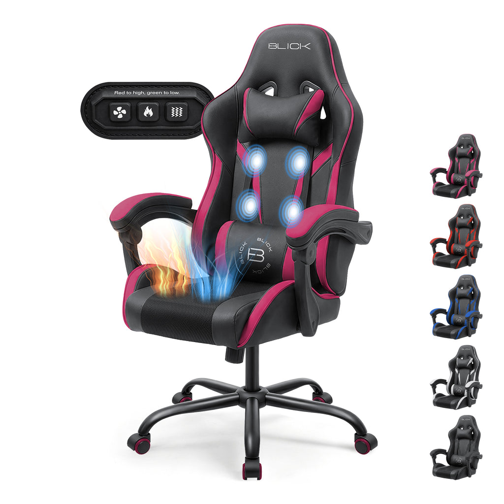 Silla Gamer Calefacción Frio Calor Masajes Ergonómica