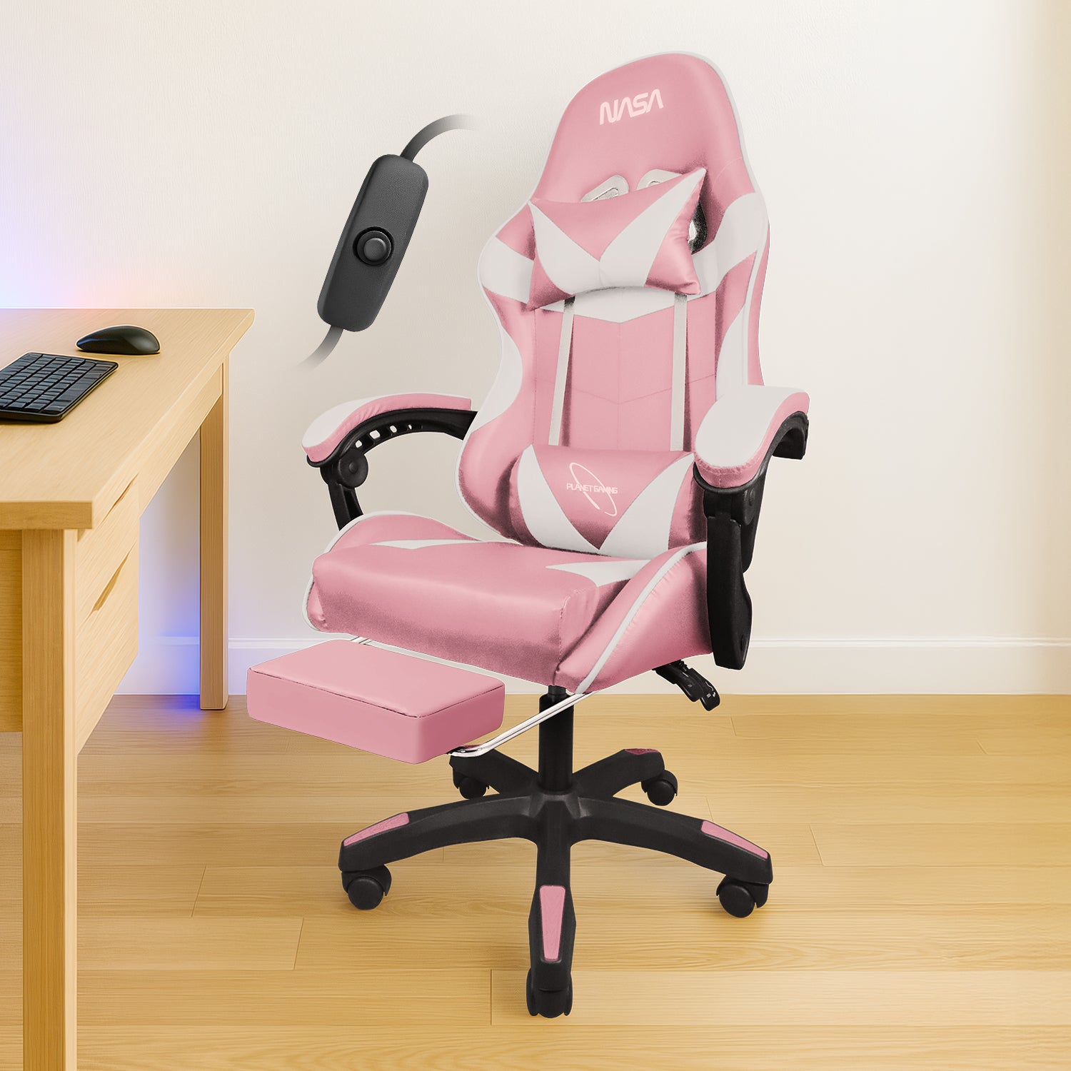 Silla Gamer Nasa Escritorio Ergonómica Ajustable Masajeadora