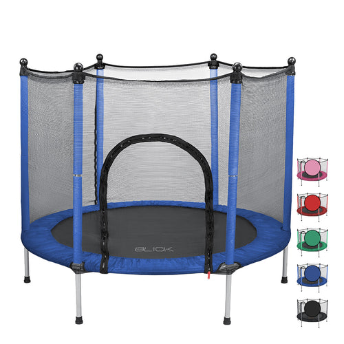 Trampolín Brincolín Estructura De Acero, Red De Seguridad, Acolchonado 360°, Diámetro 140 Cm X Alto 118 Cm, Soporta 150kg