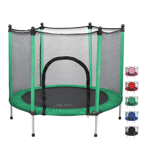 Trampolín Brincolín Estructura De Acero, Red De Seguridad, Acolchonado 360°, Diámetro 140 Cm X Alto 118 Cm, Soporta 150kg