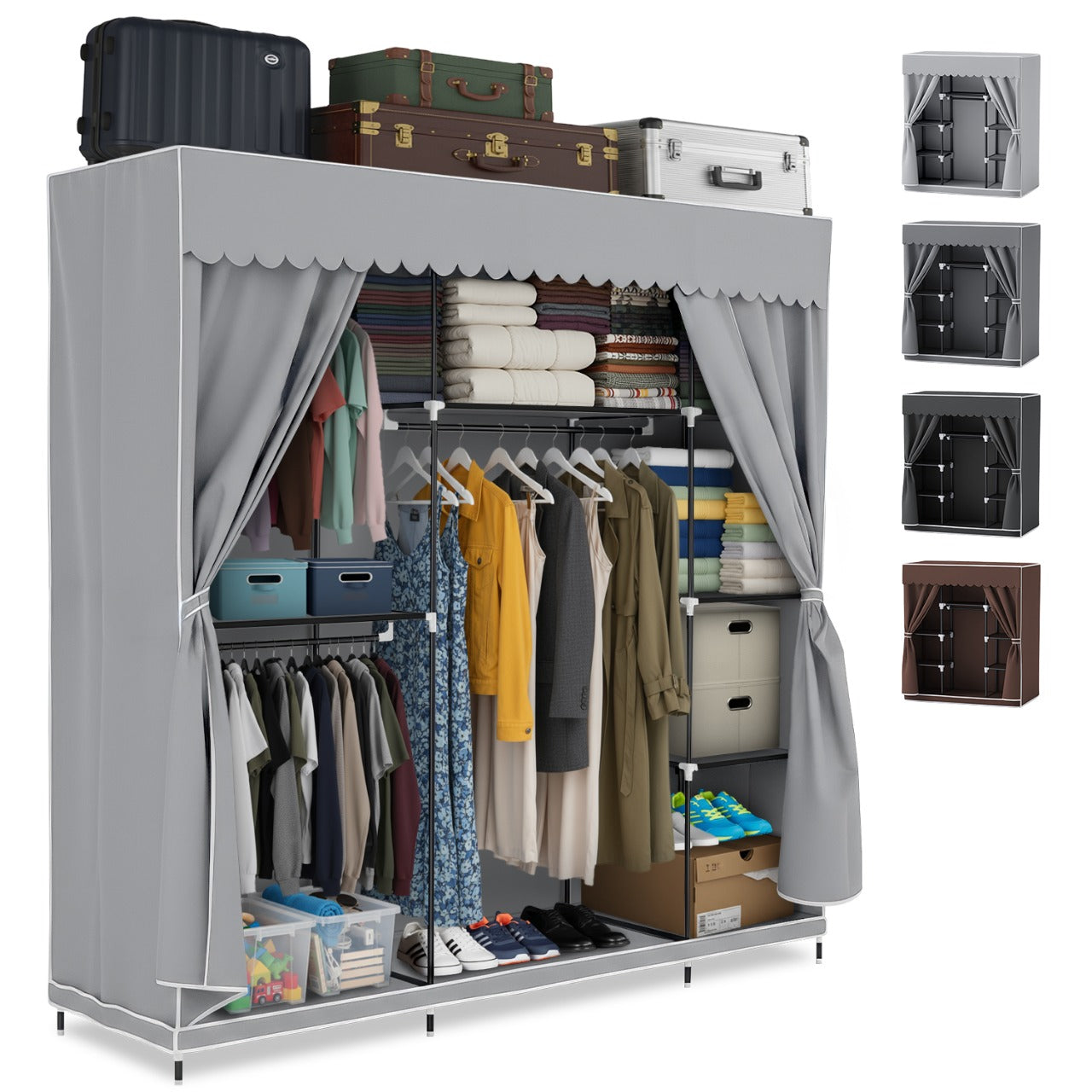 Armario Armable Ropero Closet Grande Organizador Blick