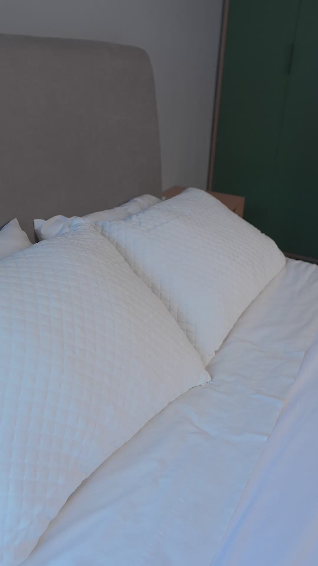 Almohada Almohada Memory Foam Gel Ajustable Cómoda Ergonómica Suave Ligera 64x46 cm Blick Color Blanca